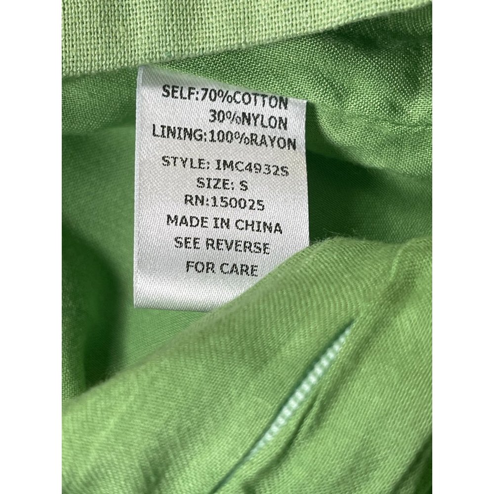NWT Emory Park Lime Green Wrap Skirt Size S - Picture 4 of 6